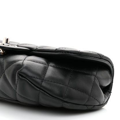 Chanel Calfskin Quilted CC Uniform Flap Belt Bag Black 10 of 12