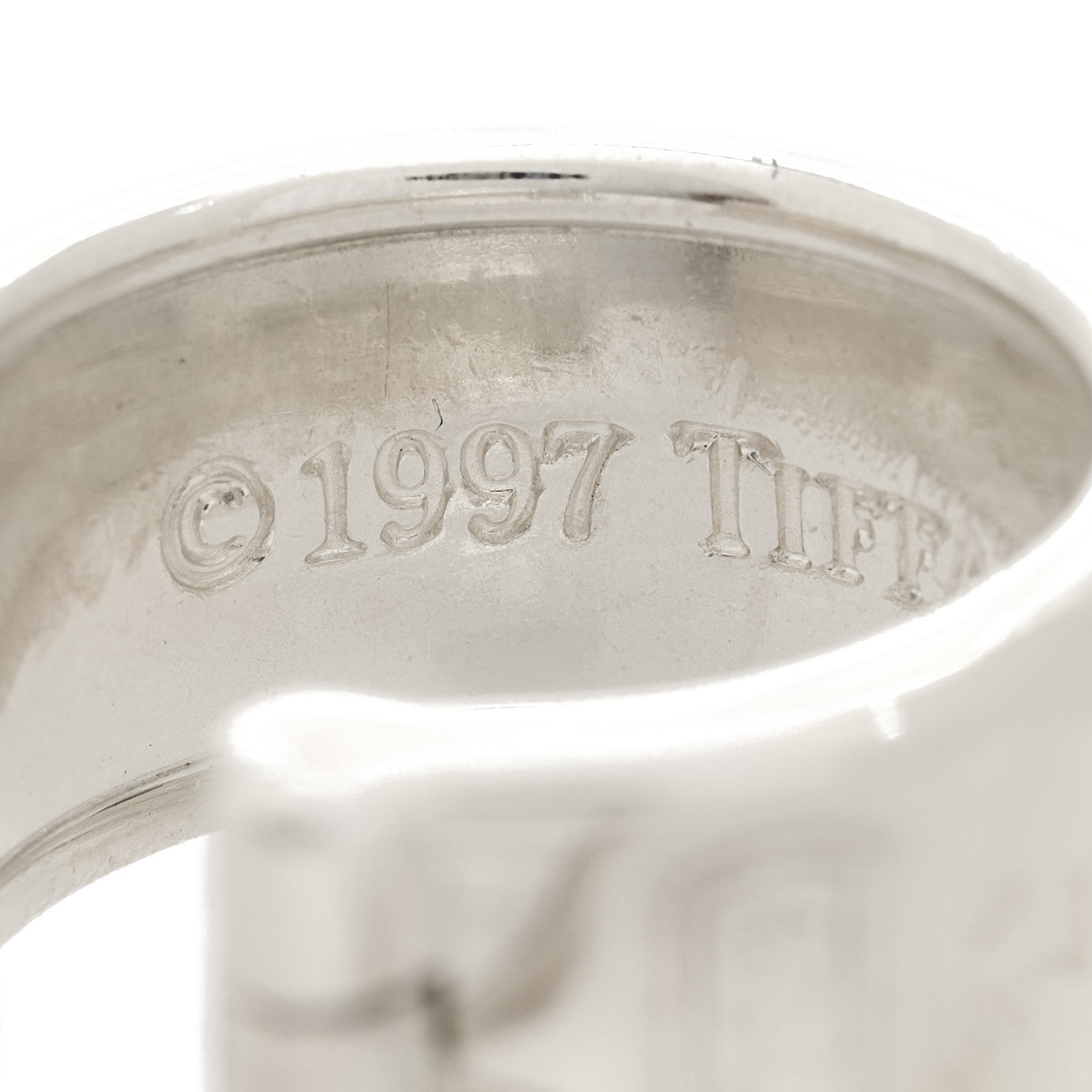 Tiffany Sterling Silver Wide 1837 Hoop Earrings 6 of 6