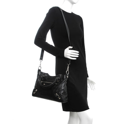 Balenciaga Agneau Giant 12 Silver Hardware Town Black 2 of 8