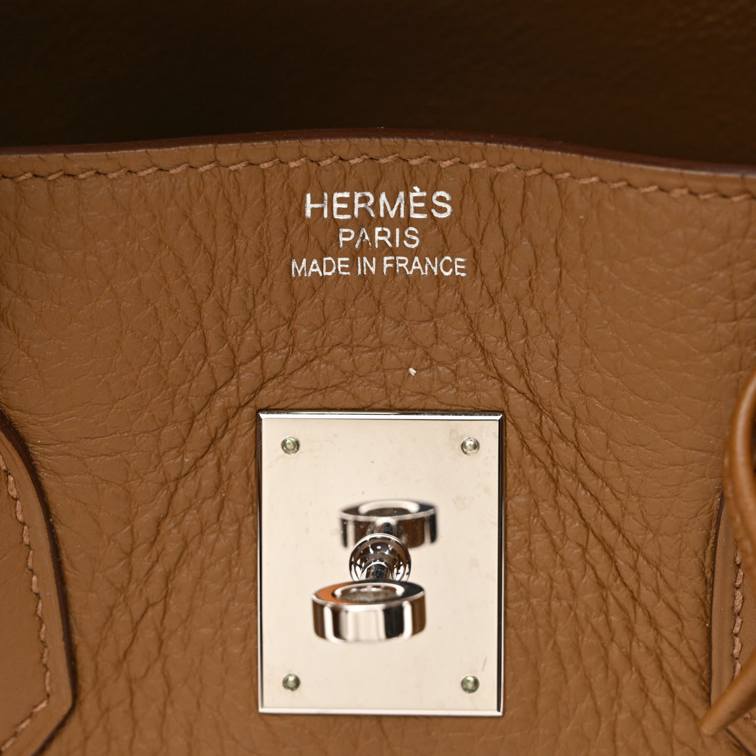 Hermes Taurillon Clemence Birkin 35 Alezan 6 of 10