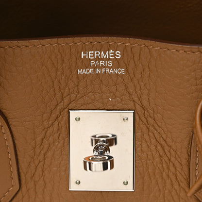 Hermes Taurillon Clemence Birkin 35 Alezan 6 of 10