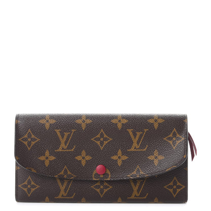 Louis Vuitton Monogram Emilie Wallet Fuchsia 1 of 9