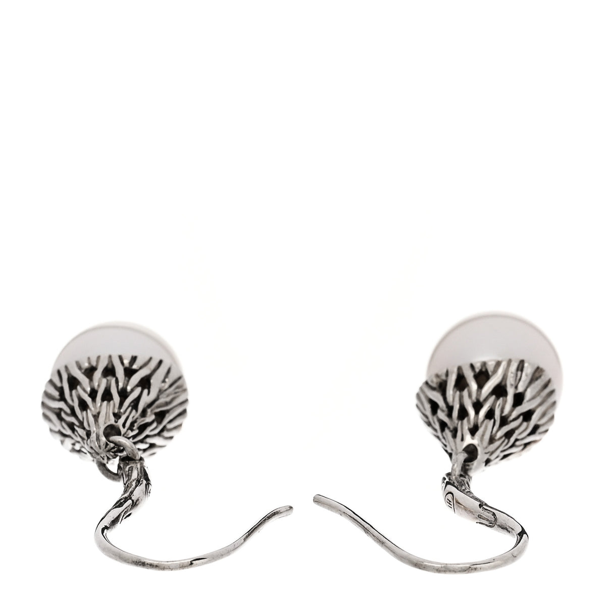 Sterling Silver Freshwater Cultured Pearl Classic Chain Drop Earrings