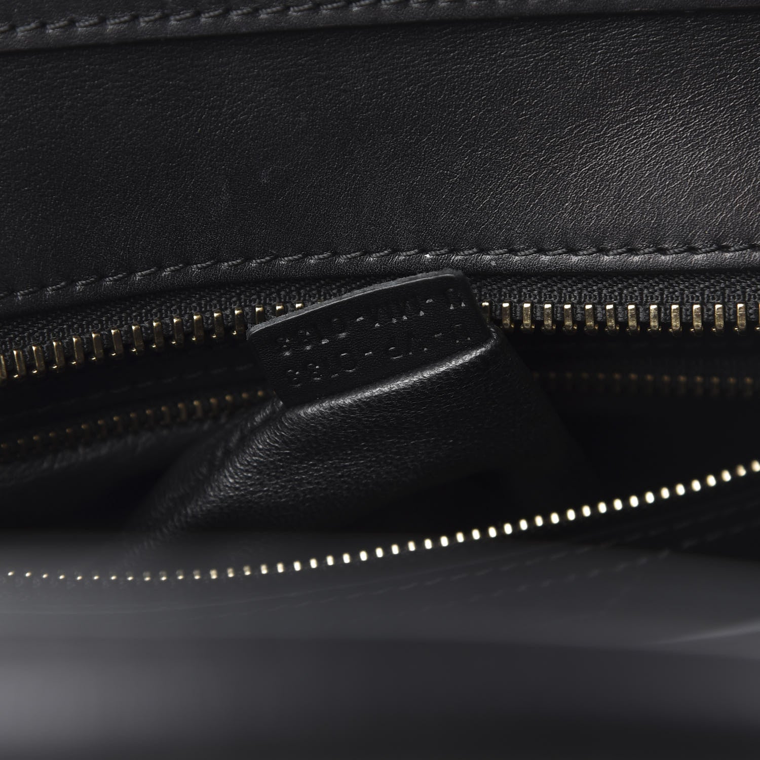 Celine Elephant Calfskin Micro Tri-Color Luggage Black 7 of 12