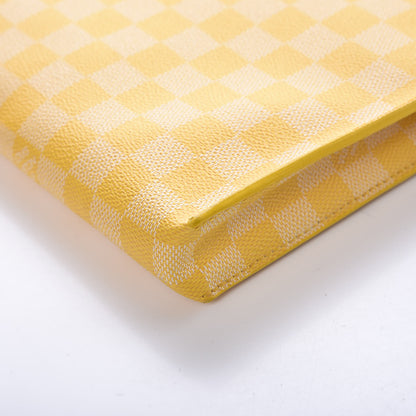 Louis Vuitton Damier Couleurs Kit Clutch Mimosa 10 of 12