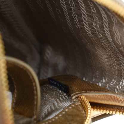 Prada Saffiano Lux Mini Promenade Tote Platino 7 of 9