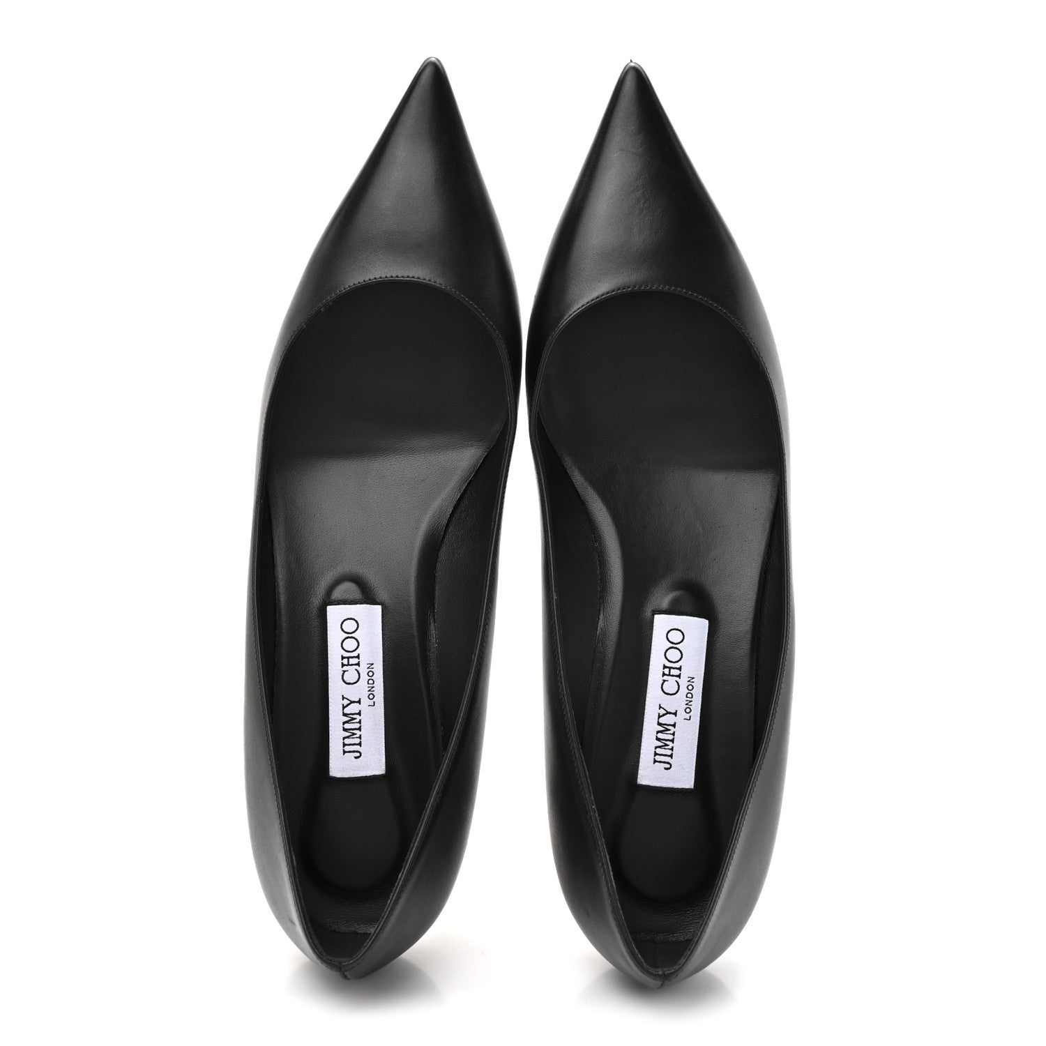 Jimmy Choo Calfskin Amelia 35 Pumps 41 Black 2 of 9