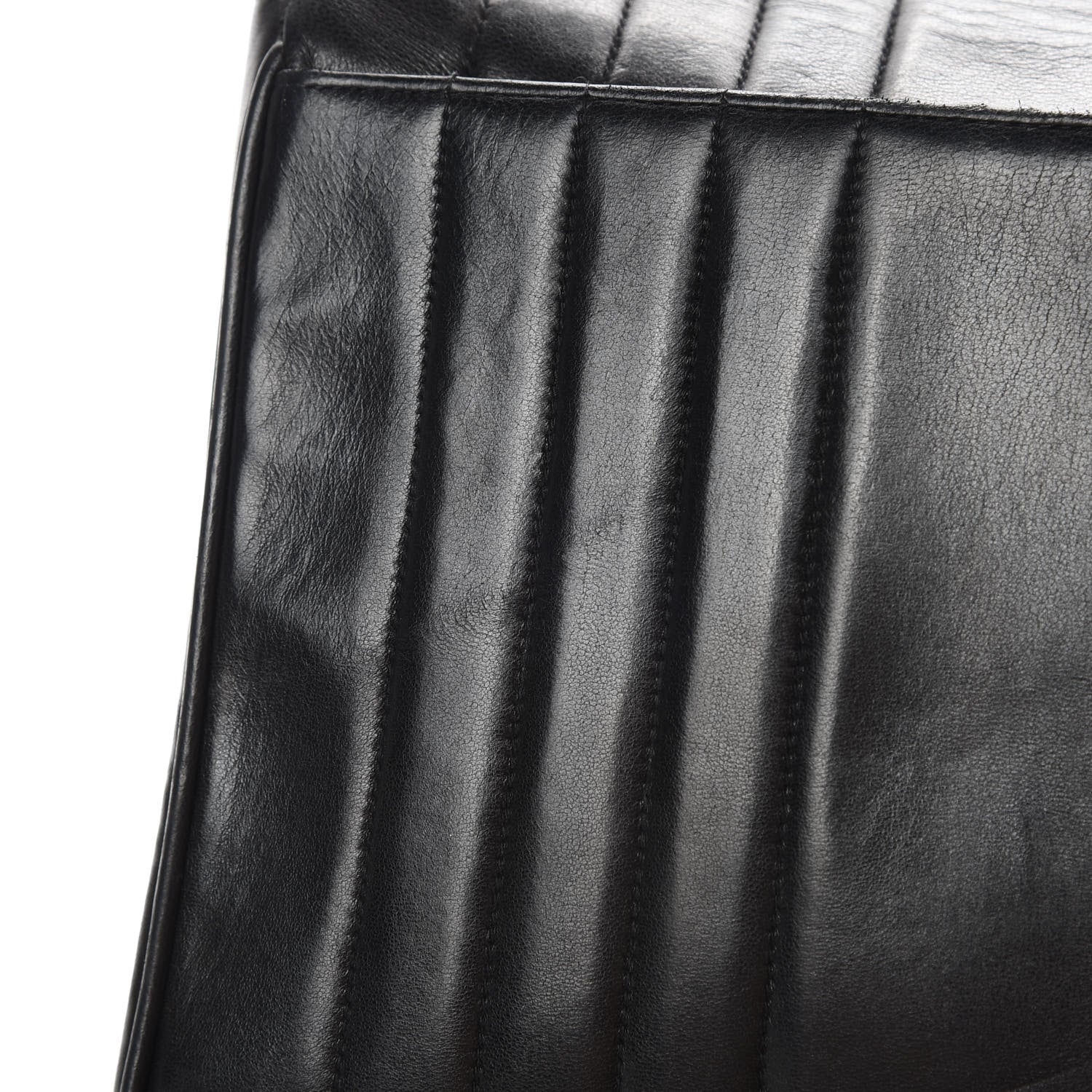 Chanel Lambskin Vertical Quilt Jumbo Single Flap Black 16 of 16