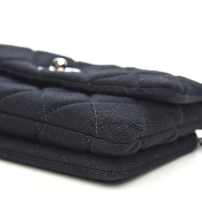 Chanel Jersey Quilted Mini Flap Black 9 of 10
