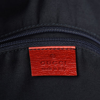 Gucci Monogram Abbey Small Tote Navy Red 6 of 13