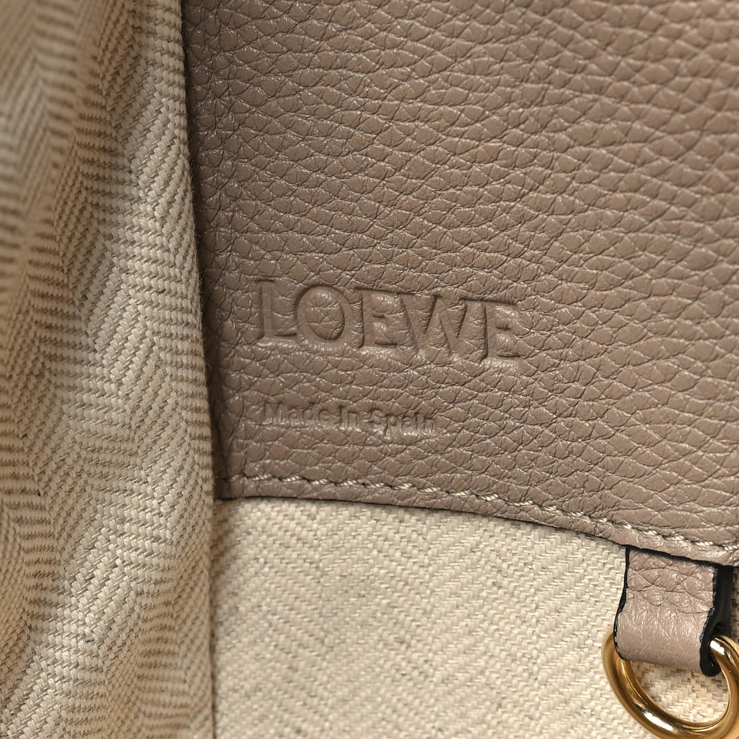 Calfskin Small Hammock Shoulder Bag Sand Mink