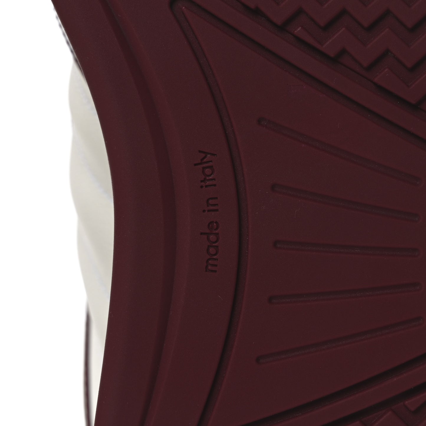 Calfskin Suede Mens Re-Web Sneakers 8 White Red