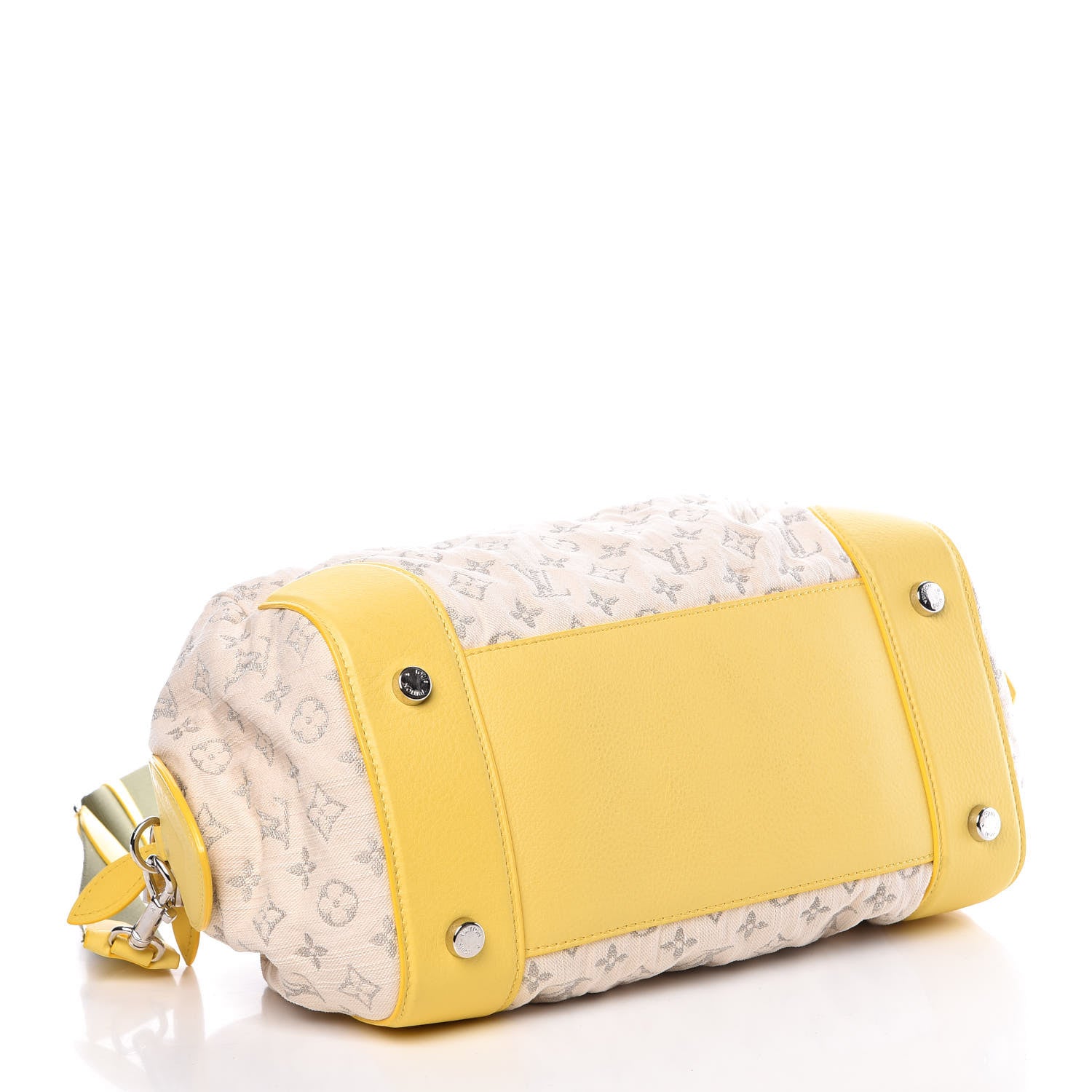 Louis Vuitton Monogram Denim Speedy Round Yellow 4 of 13