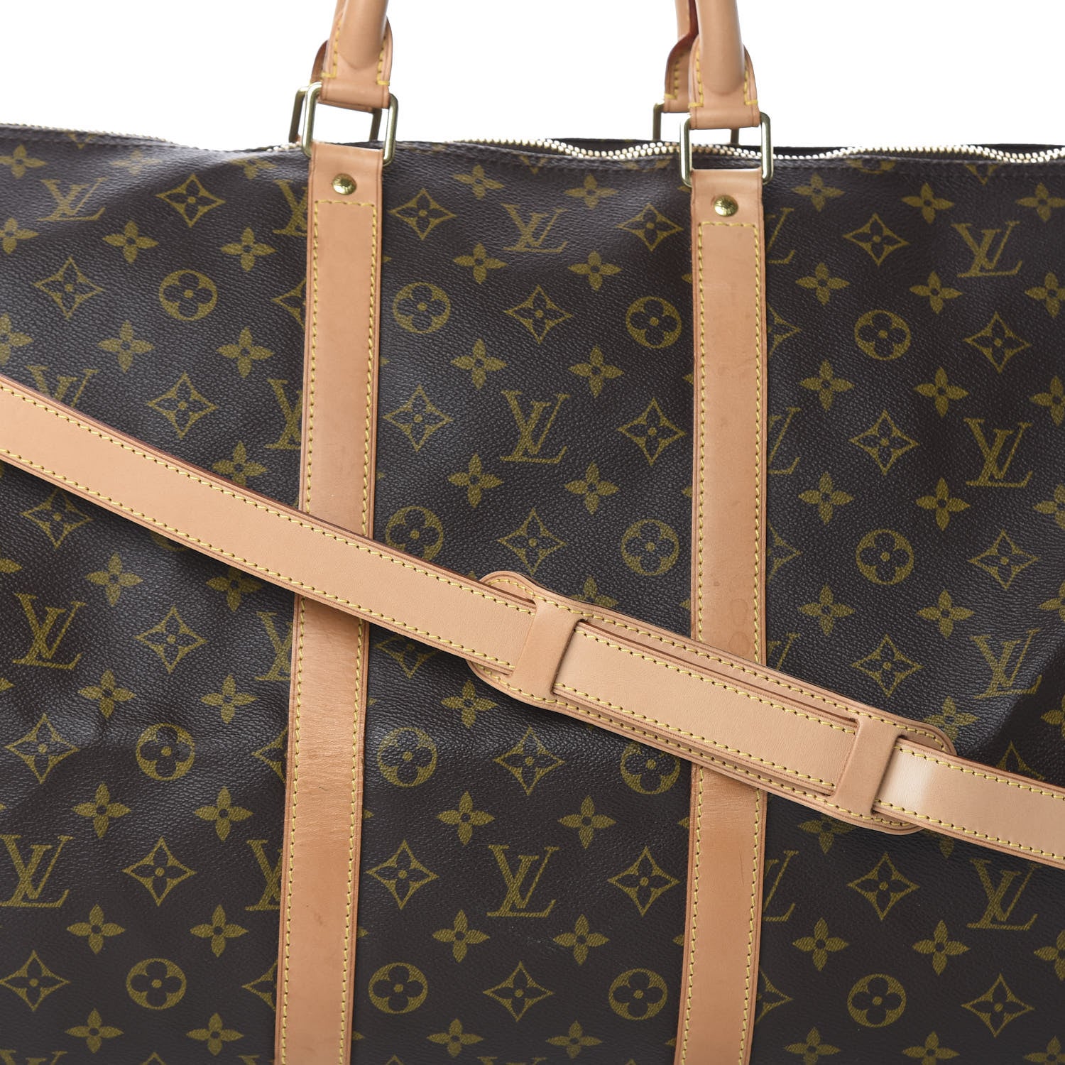 Louis Vuitton Monogram Keepall Bandouliere 55 6 of 9
