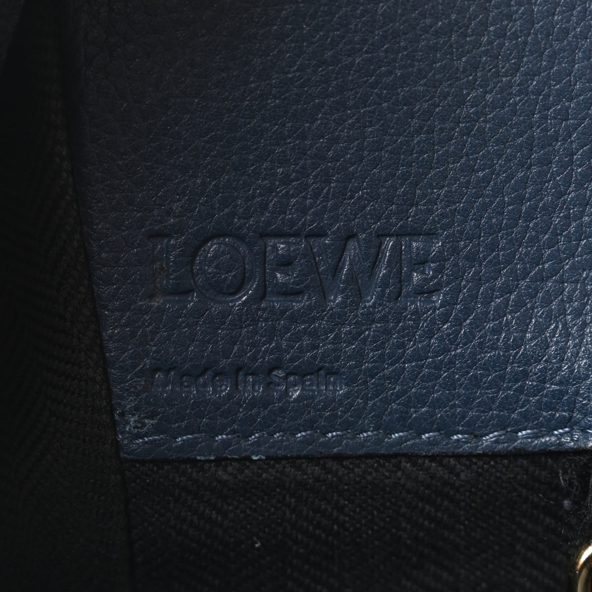 Loewe Grained Calfskin Small Hammock Shoulder Bag Marine 6 of 10