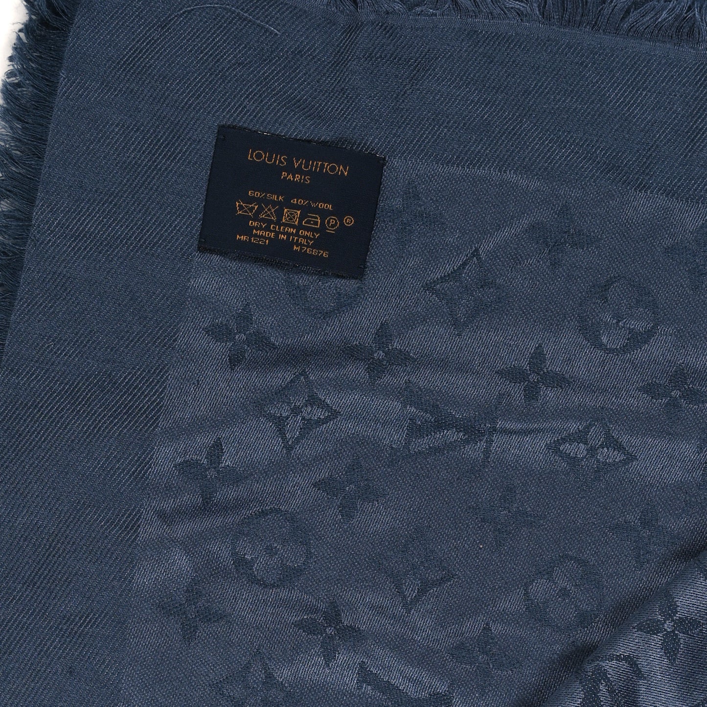 Monogram Silk Wool Shine Shawl