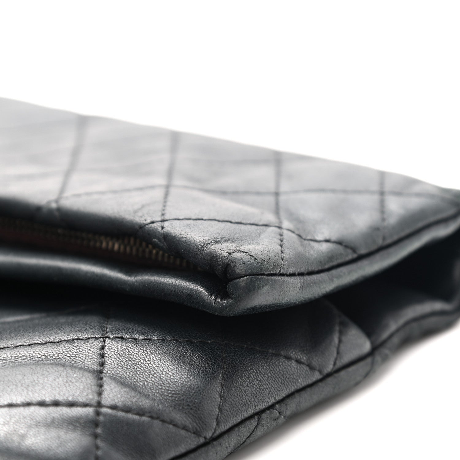 Chanel Lambskin Quilted CC Beauty Clutch Black 9 of 12