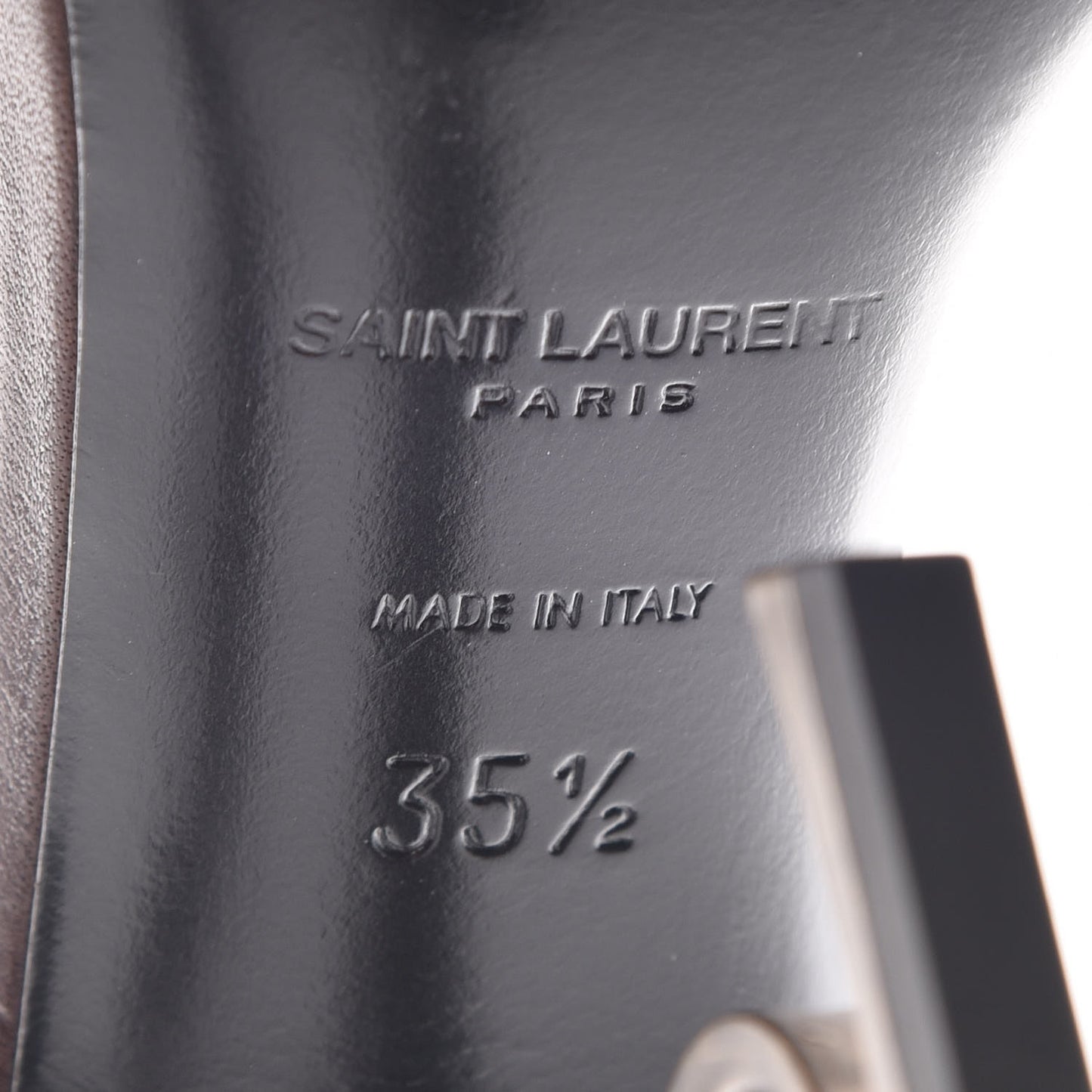 Calfskin Opyum Sandals 35.5 Brown