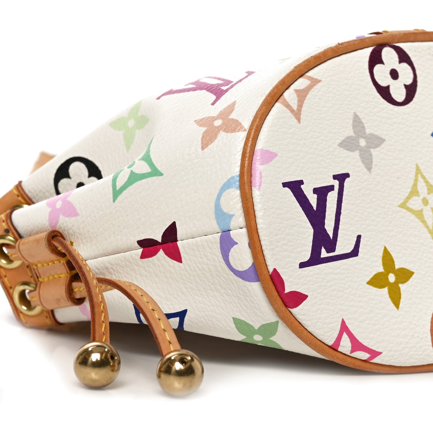 Monogram Multicolor Theda GM White