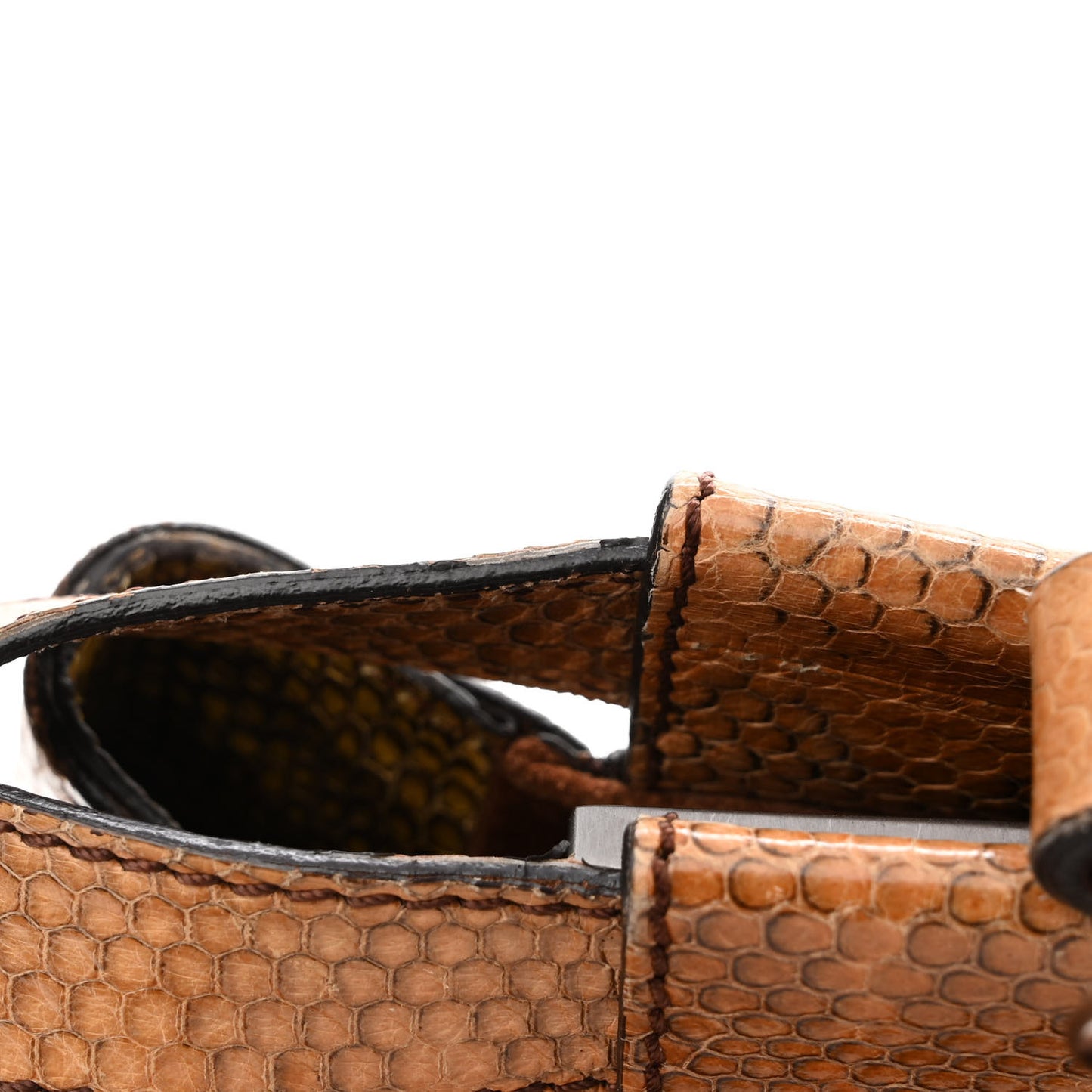 Watersnake Large Peekaboo Iconic Satchel Brown