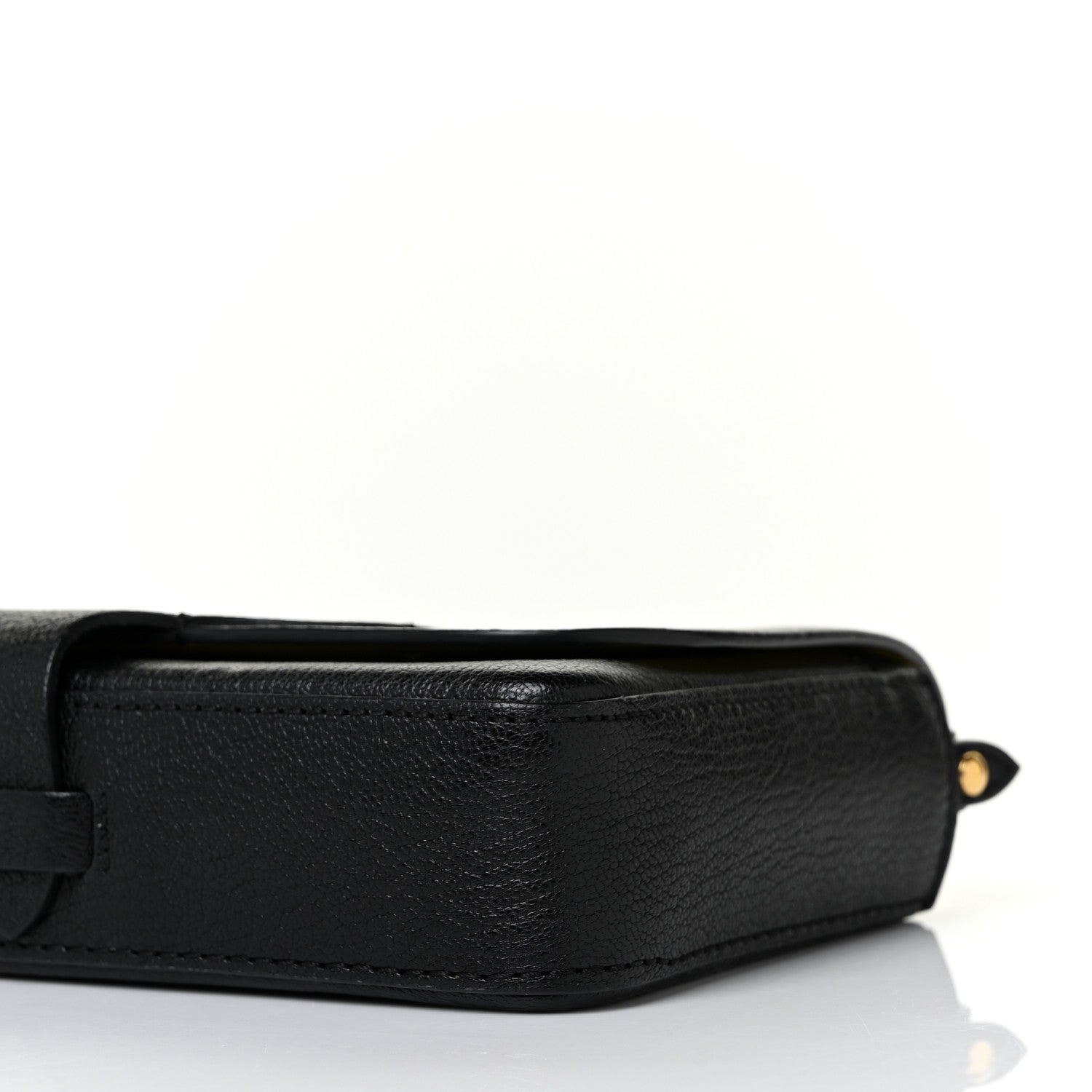 Burberry Grainy Calfskin Equestrian Shield Wallet Black 8 of 10