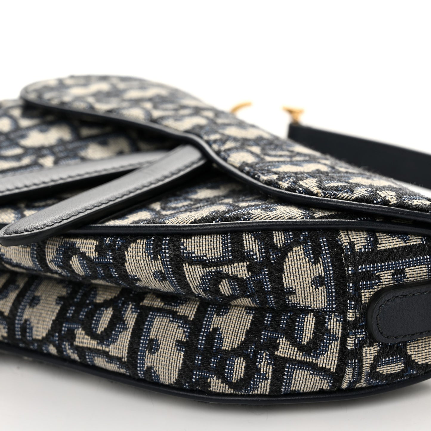 Oblique Mini Saddle Bag Blue