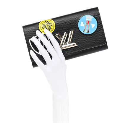 Louis Vuitton Epi World Tour Twist Wallet Black 2 of 7