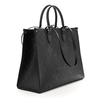 Louis Vuitton Empreinte Monogram Giant Onthego GM Black 3 of 10