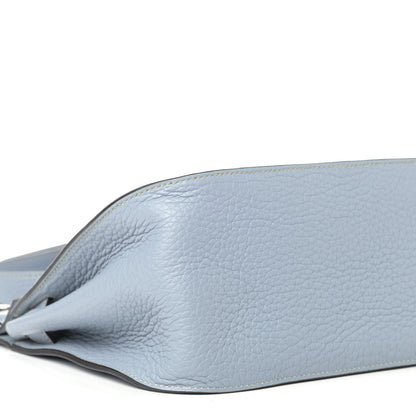 Hermes Taurillon Clemence Jypsiere 28 Bleu Lin 5 of 8