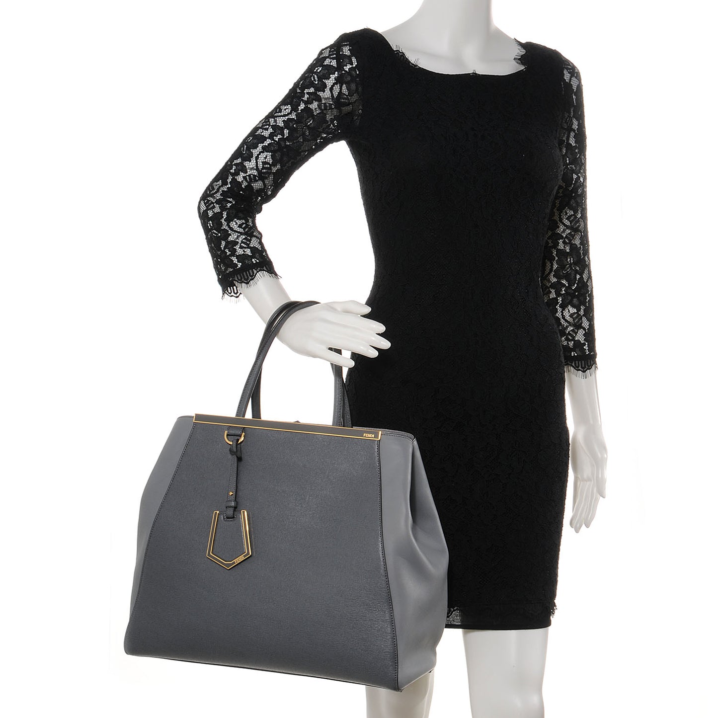 Vitello Elite Large 2Jours Tote Grigio Grigio Chiaro