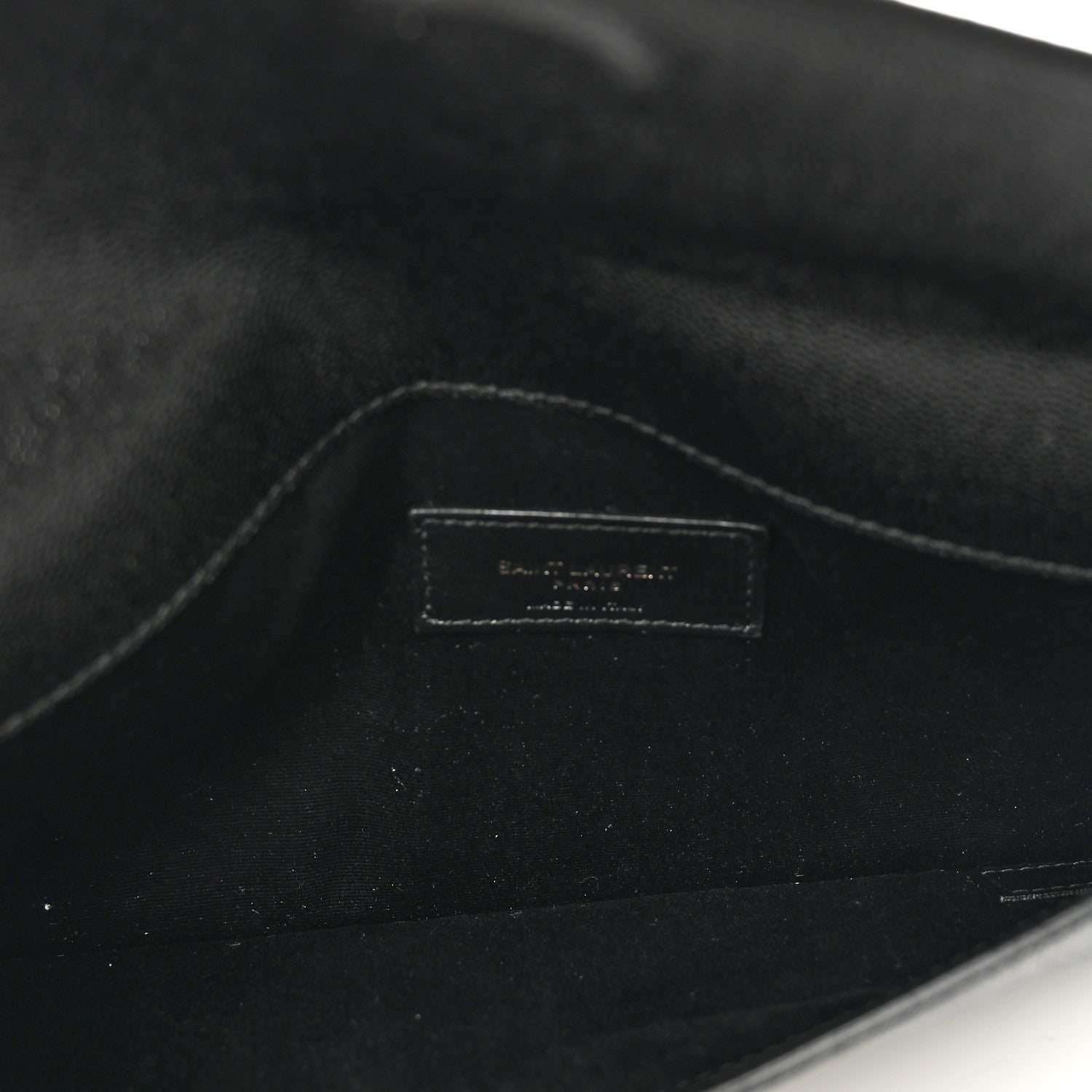 Saint Laurent Grain De Poudre Uptown Pouch Black 5 of 7