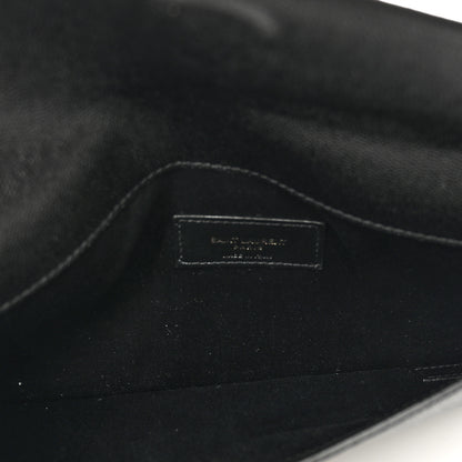 Saint Laurent Grain De Poudre Uptown Pouch Black 5 of 7