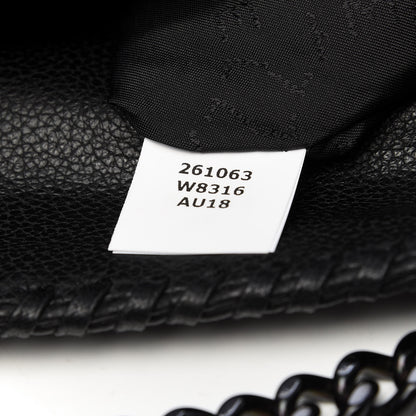 Stella McCartney Faux Grained Leather Graffiti Print Small Falabella Tote Black 9 of 9