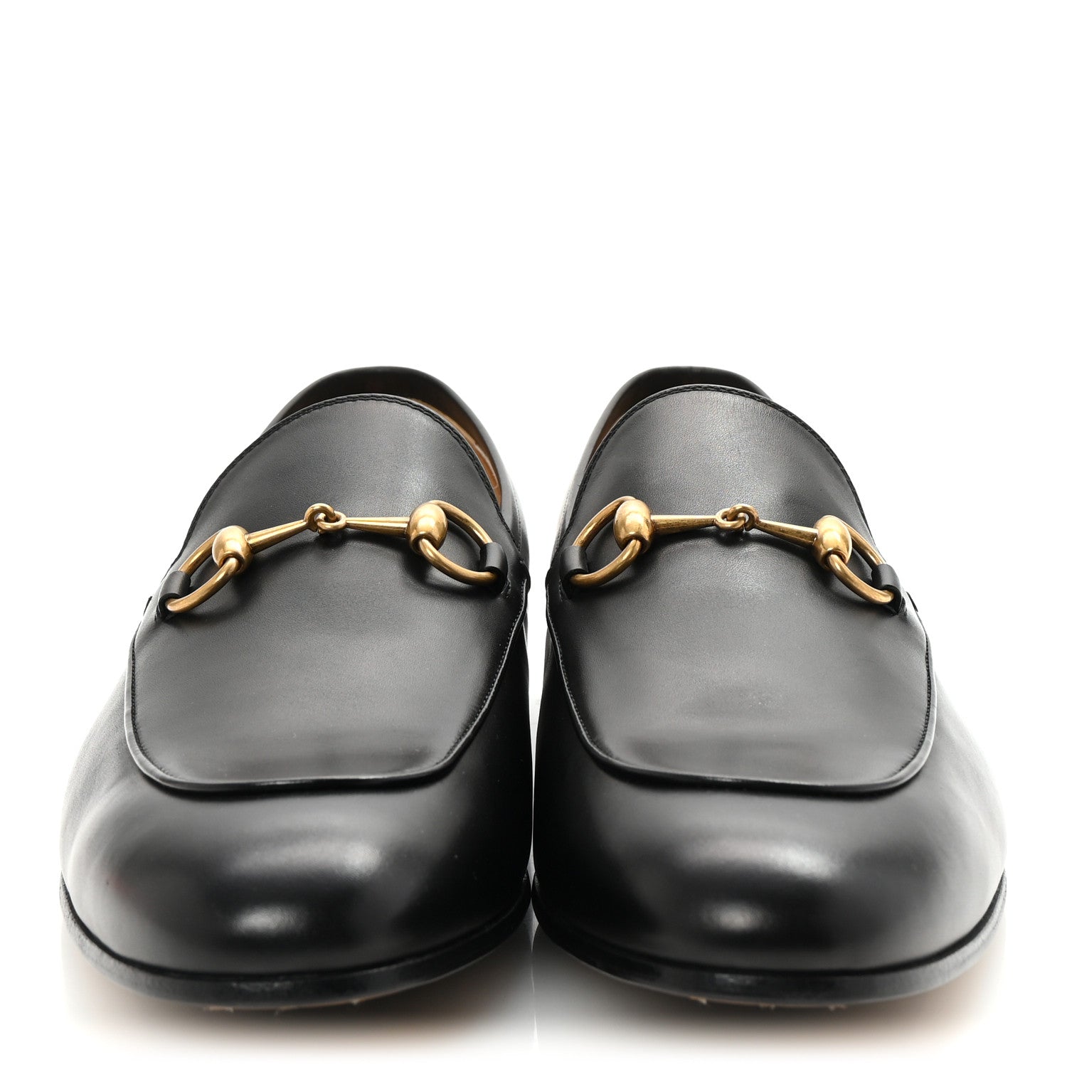 Gucci Betis Glamour Horsebit Mens Jordaan Loafers 10 Black 3 of 10