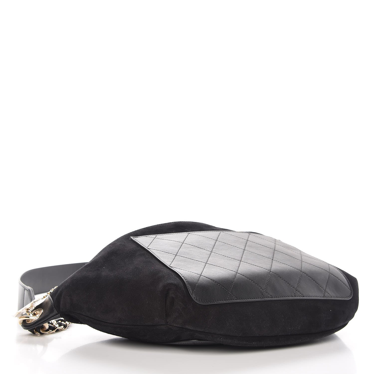 Chanel x Pharrell Williams Suede Calfskin Oversized Waist Belt Bag Black 8 of 13