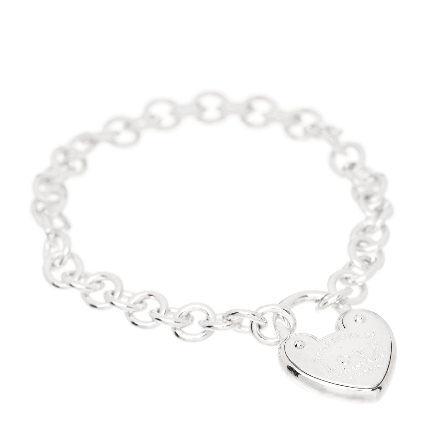 Sterling Silver Return to Tiffany Love Lock Bracelet