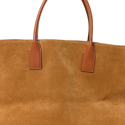 Bottega Veneta Suede Large Cabat Camel Light Wood 7 of 9