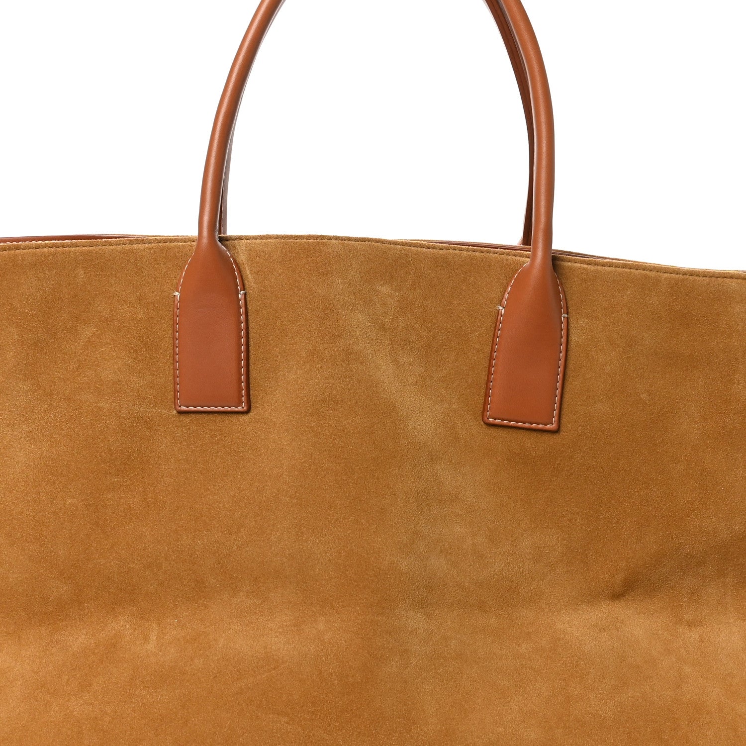 Bottega Veneta Suede Large Cabat Camel Light Wood 7 of 9