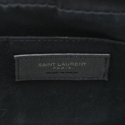Saint Laurent Calfskin Matelasse Monogram Lou Camera Bag Asphalt 8 of 16