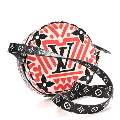 Louis Vuitton Monogram Giant Crafty Boite Chapeau Souple PM Creme Rouge Black 3 of 9
