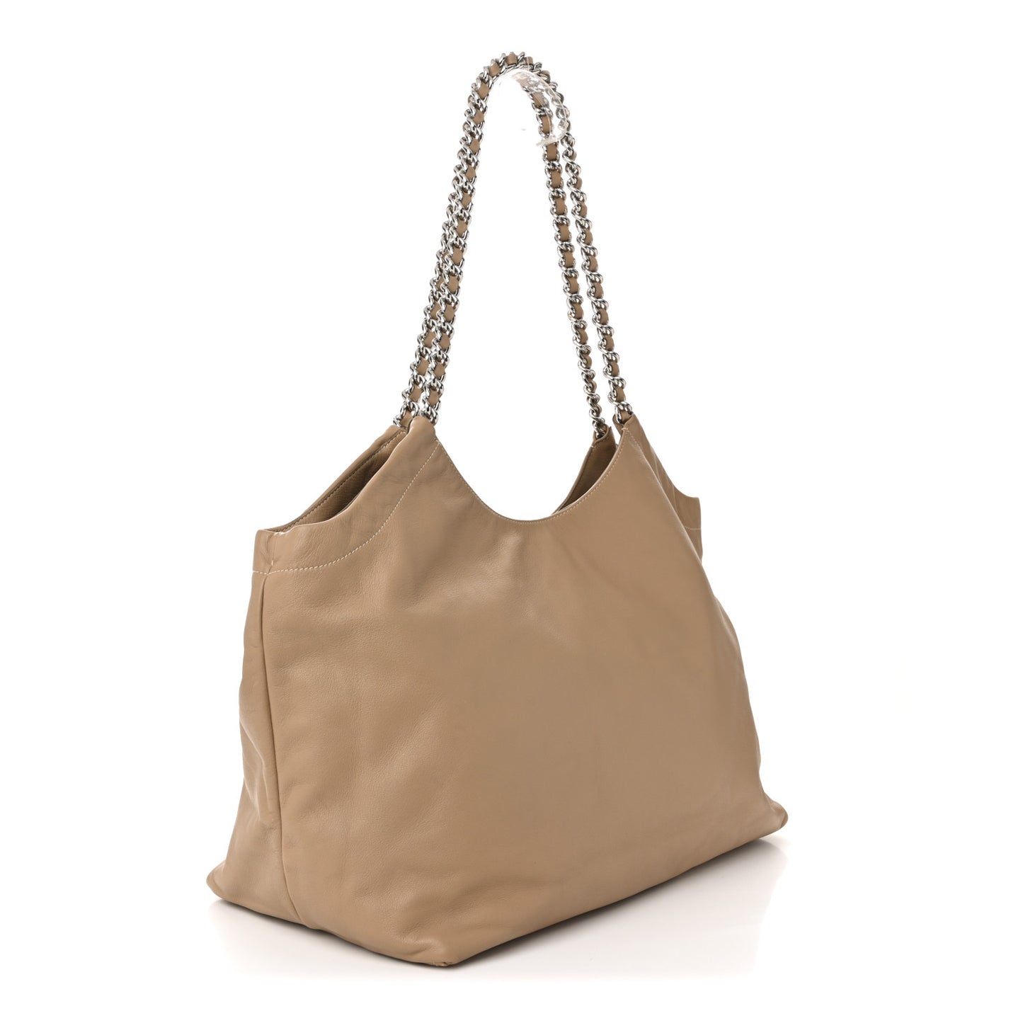 Soft Calf Chain Tote Sughero