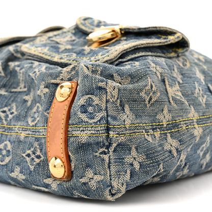 Louis Vuitton Denim Baggy GM Blue 9 of 11