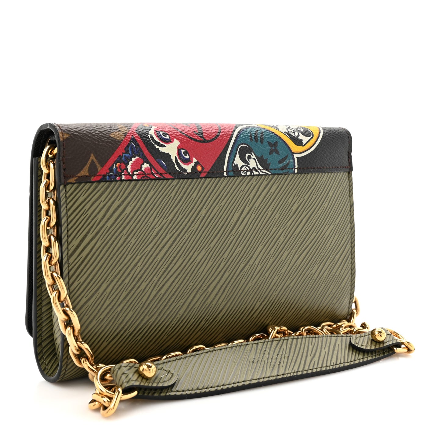 Monogram Epi Kabuki Twist Chain Wallet