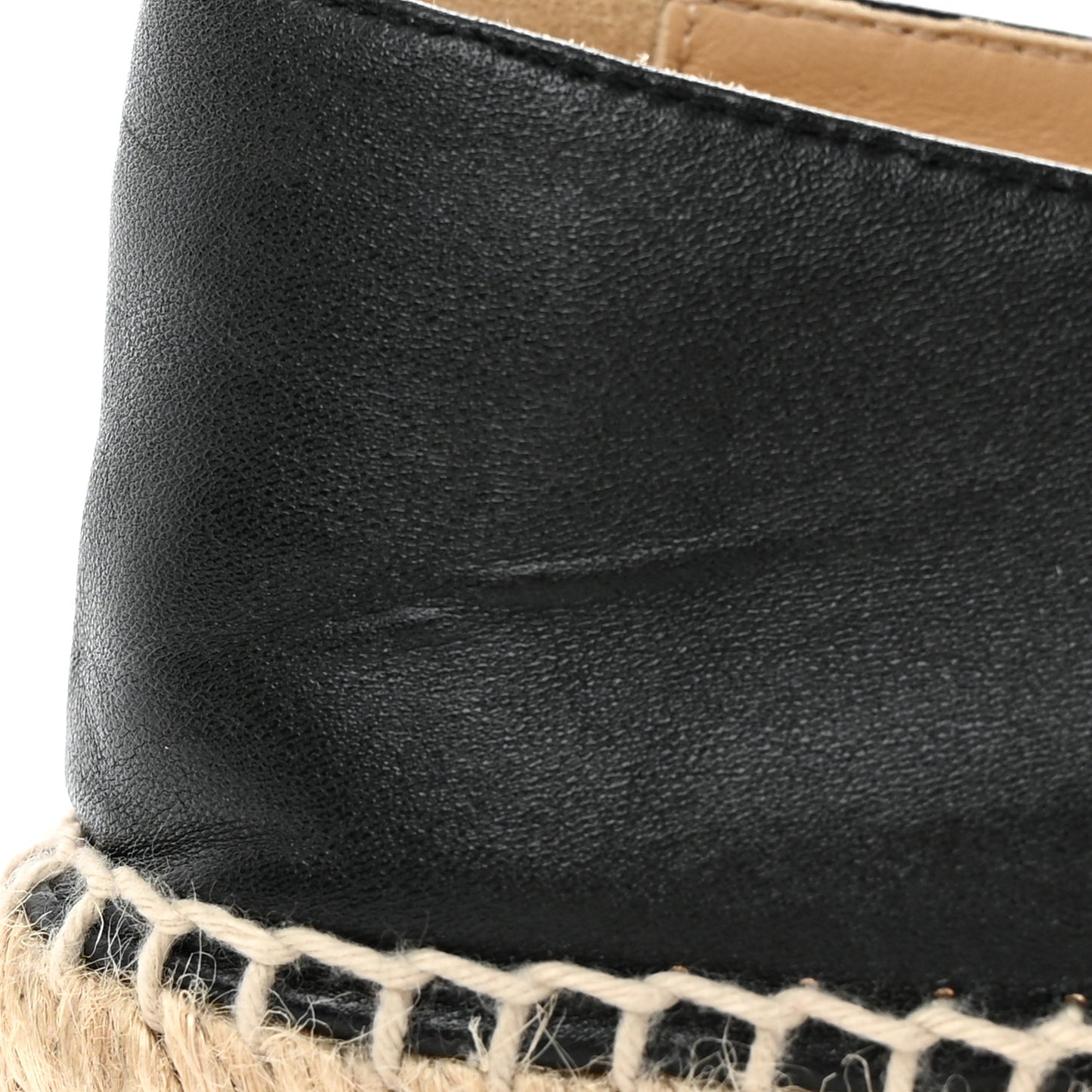 Lambskin CC Espadrilles 37 Black