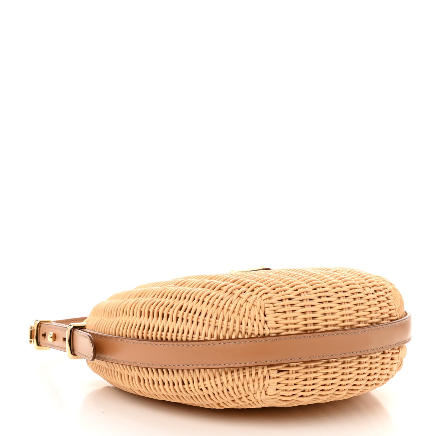 Wicker Arque Shoulder Bag Natural