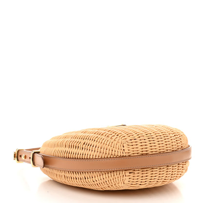 Prada Wicker Arque Shoulder Bag Natural 4 of 10