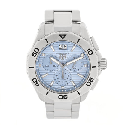 Tag Heuer Stainless Steel 40mm Aquaracer Professional 200 Chronograph Quartz Watch Blue CBP1112 1 of 5