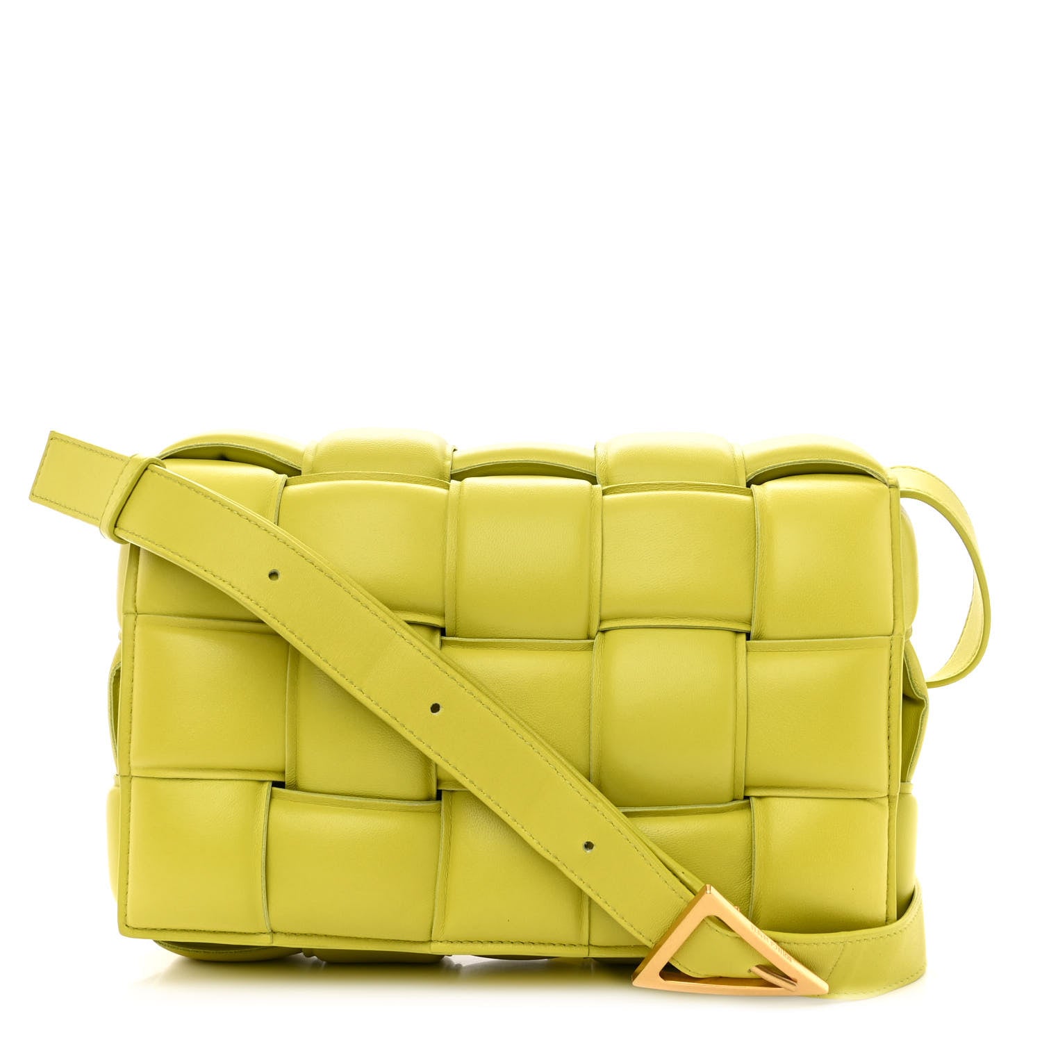 Bottega Veneta Nappa Maxi Intreccio Padded Cassette Crossbody Bag Kiwi 1 of 8
