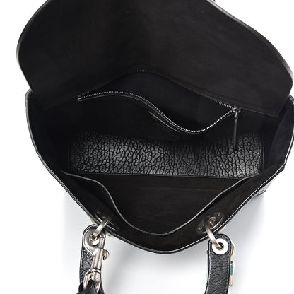 Christian Dior Canyon Grained Lambskin Large Lady Dior Black 4 of 9