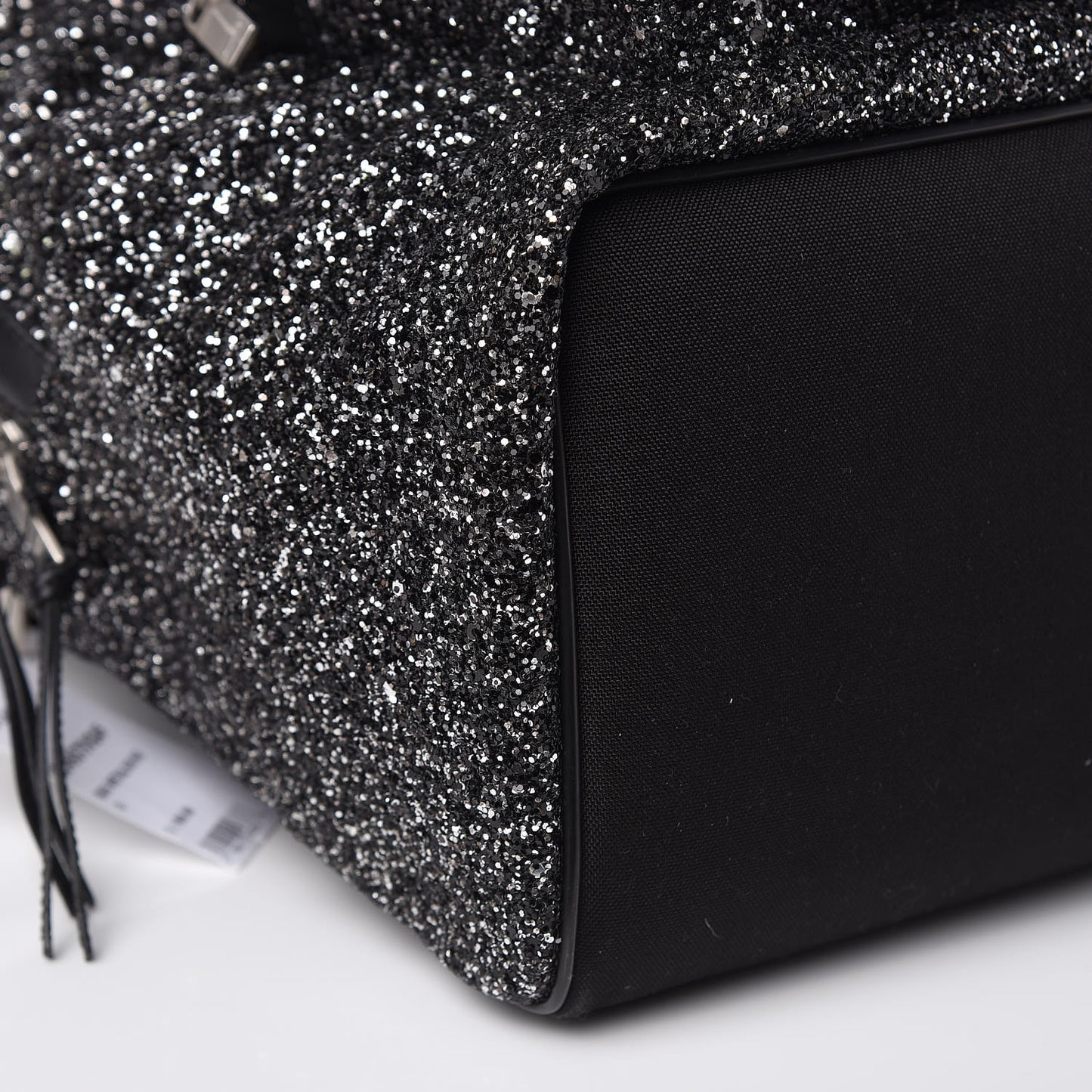 Glitter Canvas City Backpack Gun Metal